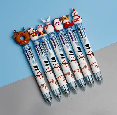 £3.09 • Buy Christmas 6in1 Character Pen Kids Novelty Stocking Filler Xmas Gift