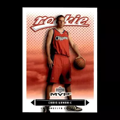 Chris Kaman 2003-04 Upper Deck MVP Rookie Los Angeles Clippers #206 R328L 57 • $1.79