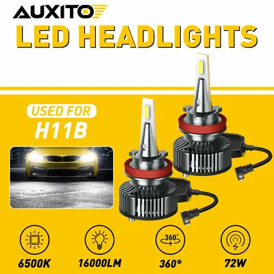 AUXITO H11B LED Headlight Kit Bulbs High Low Beam 6500K 20000LM 300% Brighter US • $45.59