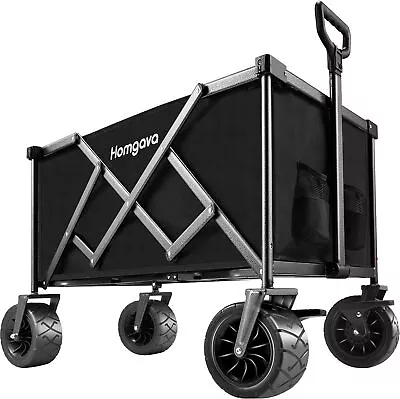 Foldable Carriage With Large Wheels Heavy Duty ATV With Brakes • $89.99