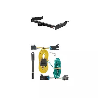 Curt Class 4 Trailer Hitch & Wiring For Chevy Express & GMC Savana • $297.78