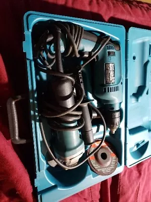 Makita Dual Pack Concrete Drill HP1621 And Angle Grinder 9554NB • $90