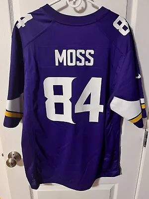 Randy Moss #84 Minnesota Vikings Authentic Nike Jersey Size XL Free Shipping • $48