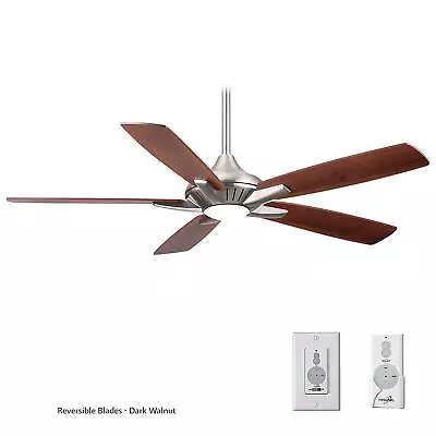 Minka-Aire F1000-BN Dyno 52  Ceiling Fan Brushed Nickel With Additional Wall • $199.95