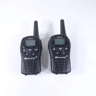 C9 Midland LXT500 LXT-500 FRS Handheld 2-Way Walkie Talkie Radio Pair • $24.99