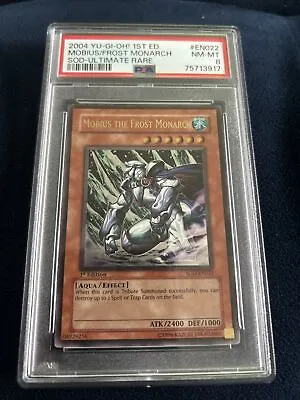 PSA: 8 | SOD-EN022 | Yu-Gi-Oh! Mobius The Frost Monarch | Ultimate | 1st Edition • $141.88