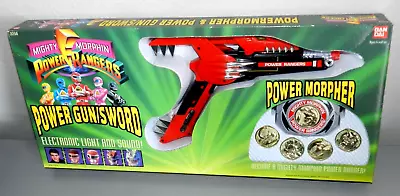 Power Rangers Power Morpher & Gun Sword Vintage Bandai New Mmpr Sealed 1993 2250 • $279