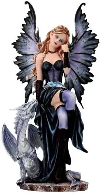 Nemesis Now Adriana Fairy Figurine 56.5cm Black Resin • $252.48