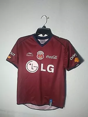 Vintage Atletica Monarcas Morelia Youth Soccer Jersey Size 12 Away Liga MX 2003 • $11.99