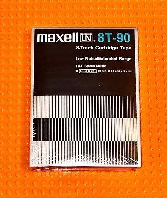 8 Track Maxell  Ln    8t 90     Blank 8 Track Tape   (1) (sealed) • $17.99