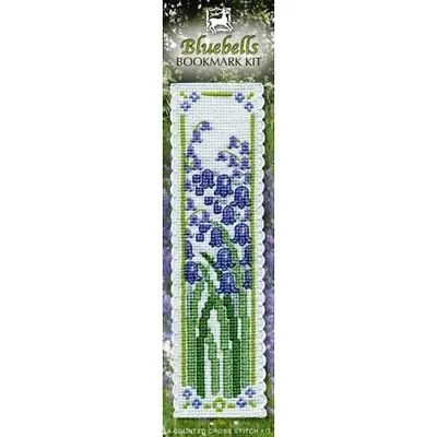 £8.15 • Buy Complete Cross Stitch Bookmark Kit - Bluebells Bookmark