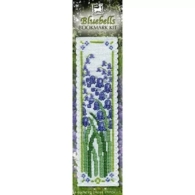 £8.15 • Buy Complete Cross Stitch Bookmark Kit - Bluebells Bookmark