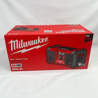 Milwaukee 2890-20 M18 High Performance AM/FM Jobsite Radio With Dual Speaker • $129.95