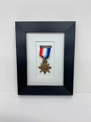 Military World War SportMedal Display 3D Box Frame For One Medal In White Mount • £12