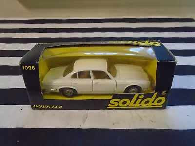 Solido 1/43 Jaguar XJ12 White 1096 Vintage Diecast Model Car MINT OLD SHOP STOCK • £24.99