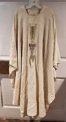Vintage Priest Clergy Chasuble Officiant Vestment Slabbinck Imperfections • $35