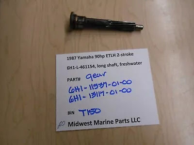 6H1-11537-01-00 6H1-13117-01-00 Yamaha 87 90hp ETLH Outboard Gear T150 • $19.99