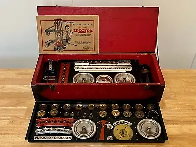 1928 Gilbert Erector No. 77 - Organized And Complete! • $255