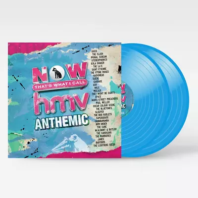 NOW Anthemic Limited Edition (hmv Exclusive) (NOW) Blue 2LP Vinyl 12  Album • £17.99