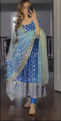 Salwar Kameez Pakistani Indian Suit New Wedding Gown Party Wear Dress Bollywood • $94.60
