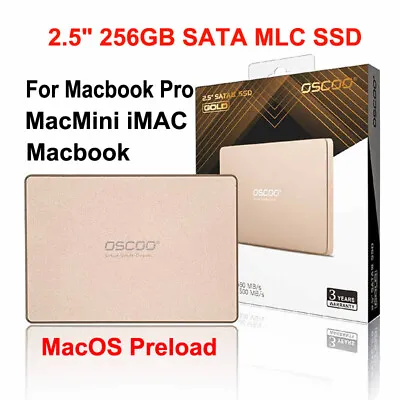 NEW 2.5  256GB SSD Hard Drive SATA For Apple MacBook Pro A1278 13  2009 - 2012 • $36.90