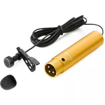 Movo Photo LV-6 Pro Grade XLR Cardioid Condenser Lavalier Microphone #LV-6C • $54.95