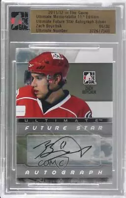 2011-12 ITG Ultimate Memorabilia 11th Edition Silver /30 Zach Boychuk Auto • $11.74