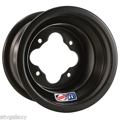 DWT Black A5 Rolled Lip ATV Front Wheel 10  10x5 3+2 4/144 Honda 450R 400EX 250R • $89.95