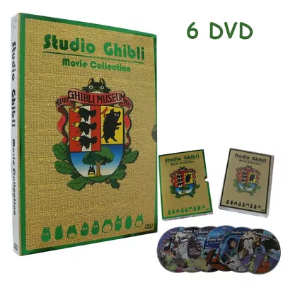 Hayao Miyazaki & Studio Ghibli Deluxe 17 Best Movie Collection 6Disc DVD English • $16.78