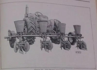 Case 4 Row Planter D41 D43 Gauge Wheel Drive Tool Bar Operator's Manual Genuine • $27.80