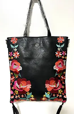 Desigual Women's Embroidery Tote Bag/Shoulder Bag Brand New With Tag • $95