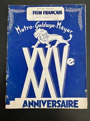 1949 Mgm Special Edition  Le Film Francais  Publication • $65