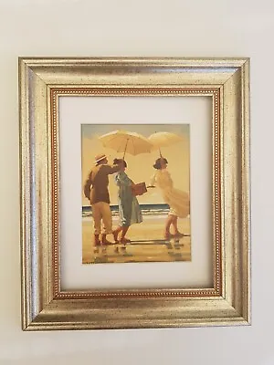 Jack Vettriano SILVER Chunky Framed Picnic Party II Picture  • £17.99