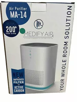 Medify Air Purifier MA-14 H13 True HEPA Filter 200 Sq Ft White NEW • $55