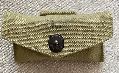 WW2 M1924 First Aid Pouch US Army USMC 1942 Dated Original Excellent Condition • $68.37