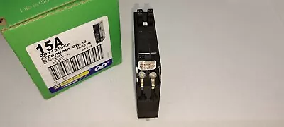 Square D QOT1515 Tandem Twin 15 Amp Mini Circuit Breaker With Hook NEW • $16.50