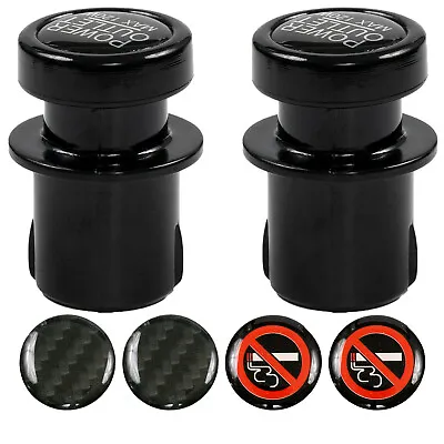 $9.99 • Buy X2 Car Cigarette Lighter Outlet Cover Cap Power Socket Dust Universal Button 12v