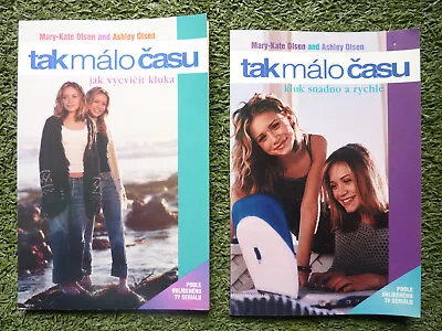 Mary-Kate & Ashley OLSEN - 1 Set = 2 Pcs Czech Small Books • $28