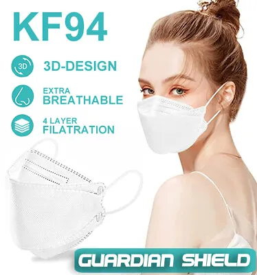 KF94 3D Foldable Mask Disposable Respirator Face Masks 4 Layers Altern To KN95 • $29