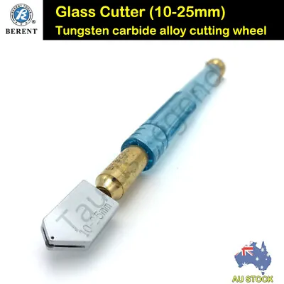 10-25mm Glass Cutter Oil Feed Tungsten Carbide Alloy Cutting Wheel Glazing Tool • $7.98