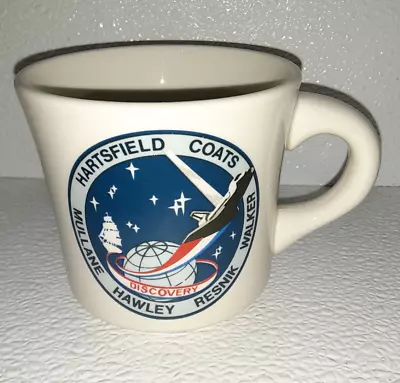 Space Shuttle DISCOVERY Mug Cup Vtg NASA Resnik Coats Hawley Mullane • $34.26