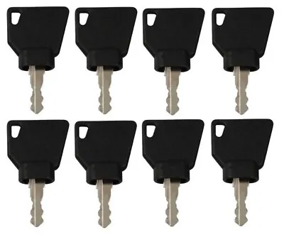 8 JCB Equipment Ignition Keys Fit Bomag Dynapac Terex Vibromax NH Volvo Ford  • $14.79