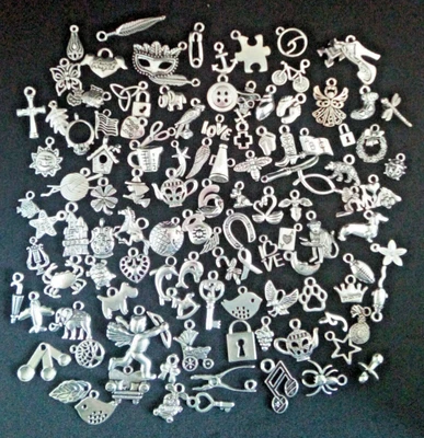 £3.90 • Buy  40 Assorted Mixed Charms For Jewellery Making,Charm Bracelets,Crafts  UK SELLER