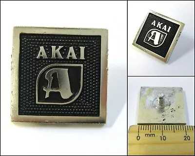 Genuine AKAI Audio Visual Equipment Badge Logo Emblem Vintage (20mm) • $10