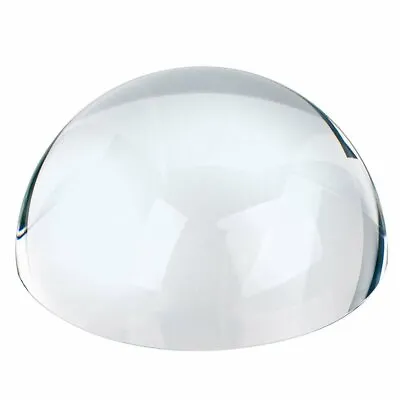 PAPERWEIGHT MAGNIFIER - Dome Magnifier/Paperweight 3.25 OPTICAL CRYSTAL • $15.98