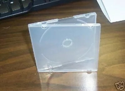 30 Pcs 3.5  Mini Cd/dvd Poly Cases No Sleeve Super Clear - Sf16 Free Shipping • $15