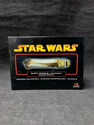 Master Replicas - Star Wars RotS: Darth Sidious Lightsaber .45 SCALE 5  SW-315 • $79.99