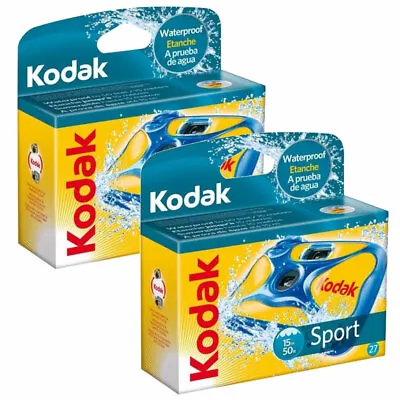 Kodak Ultra Sport Underwater Disposable Camera - 2 Pack • £41.95