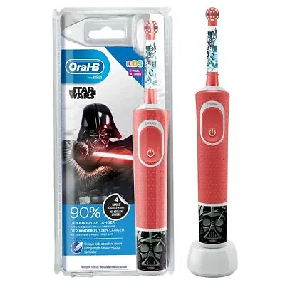 $65.55 • Buy Oral B Kids Electric Rechargeable Toothbrush, Featuring Star Wars Characters