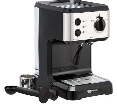  Espresso Coffee Machine With Milk Frother • £50